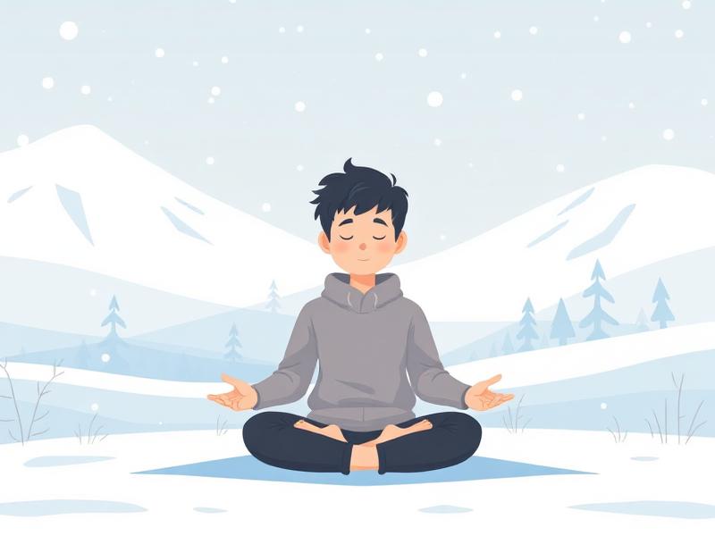 Fondo de paisaje invernal para tarjeta de experto